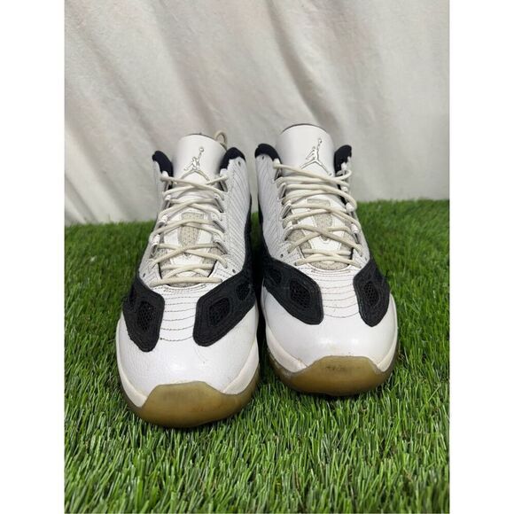 Size 11 OG ALL Air Jordan 11 Retro IE Low White Black Suede Leather (306008-100) - Picture 2 of 8